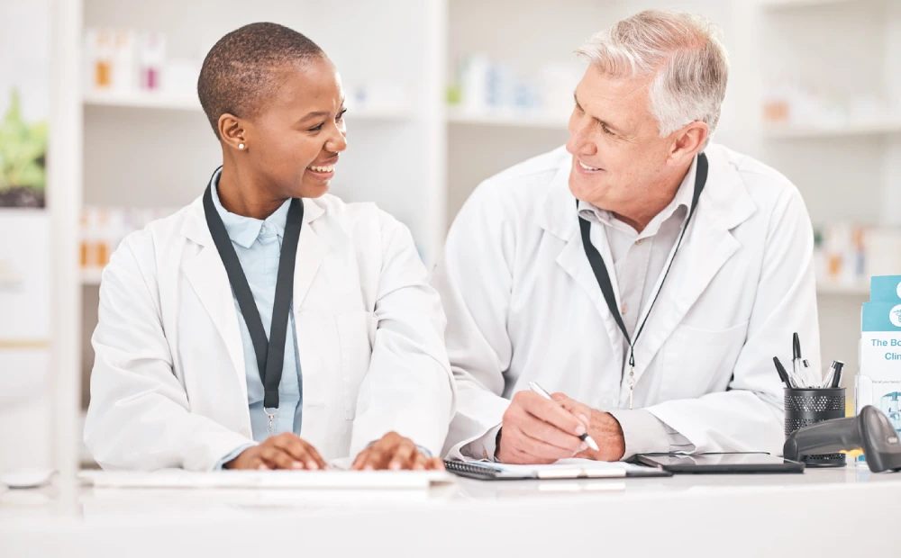 happy pharmacists - outcome of following pharmacy staffing practices